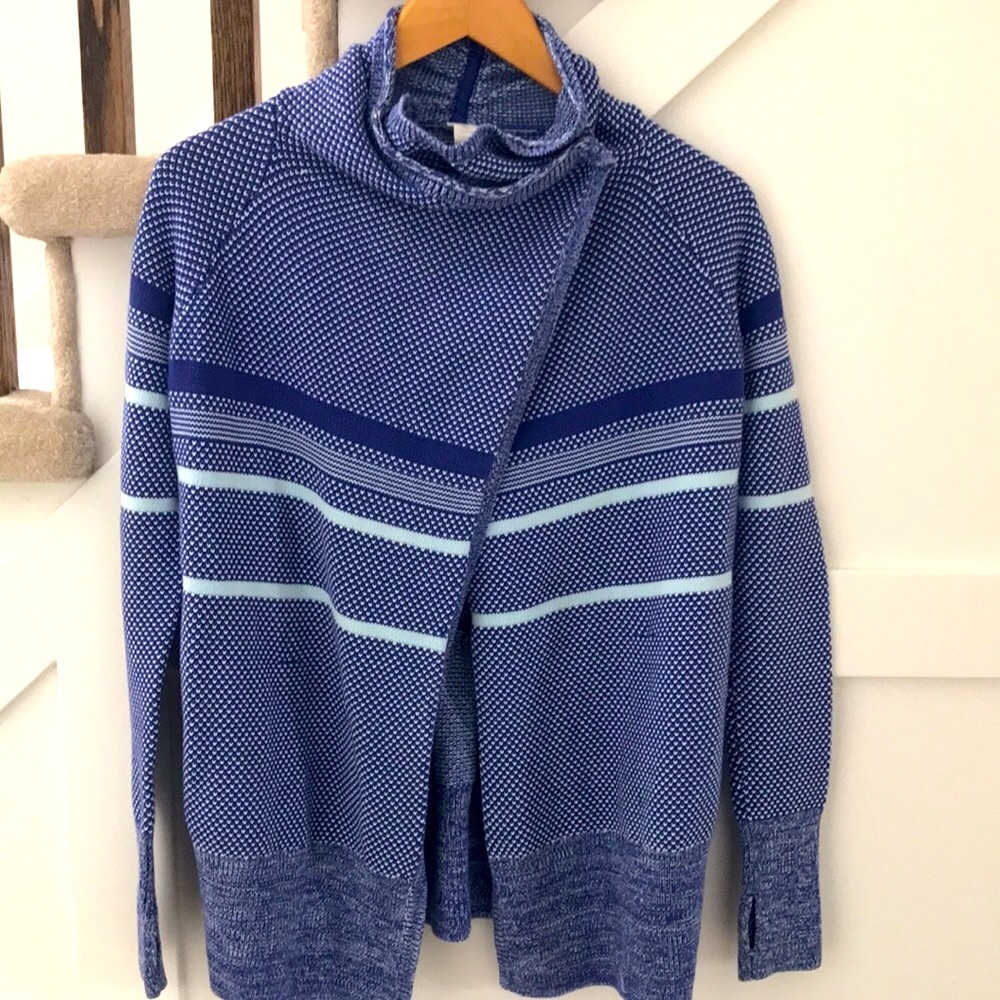 Ivivva by Lululemon Knit Wrap Cotton Cardigan Sweater